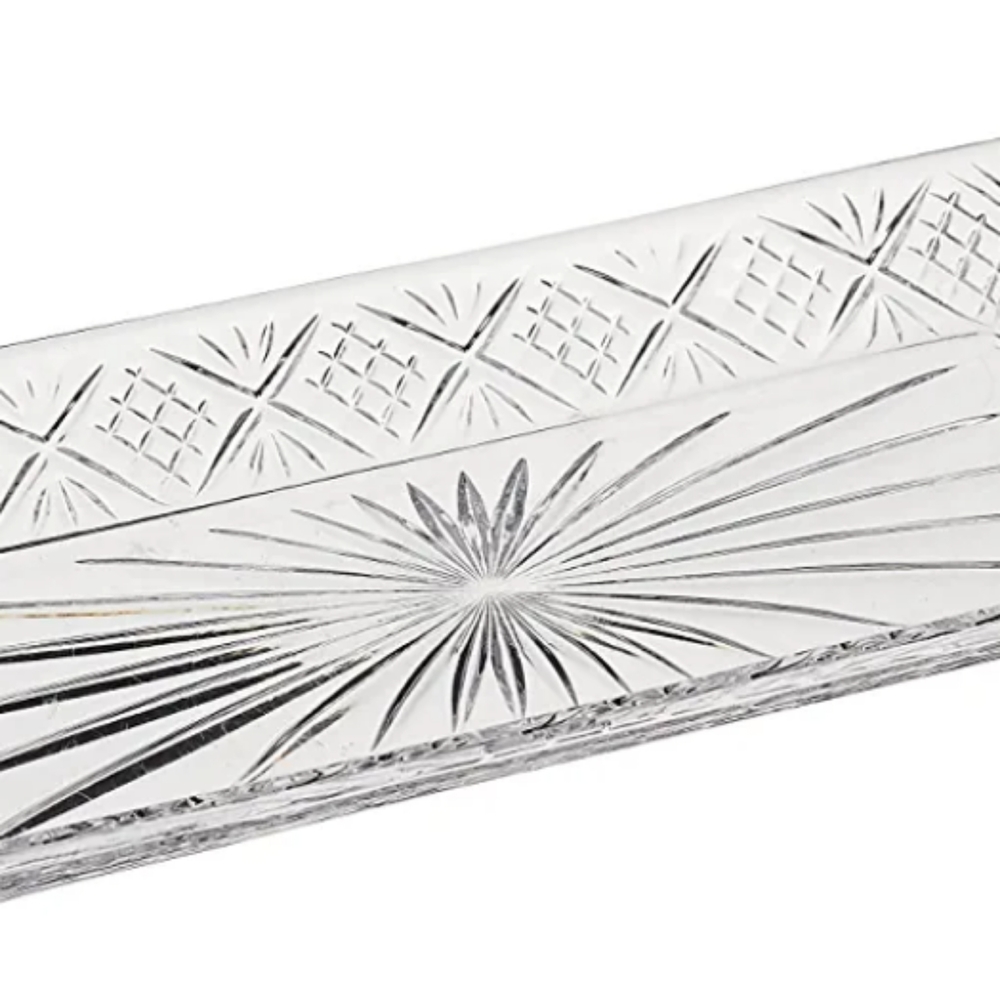 High quality Shannon Crystal Tray by Godinger - Picture 3 of 4